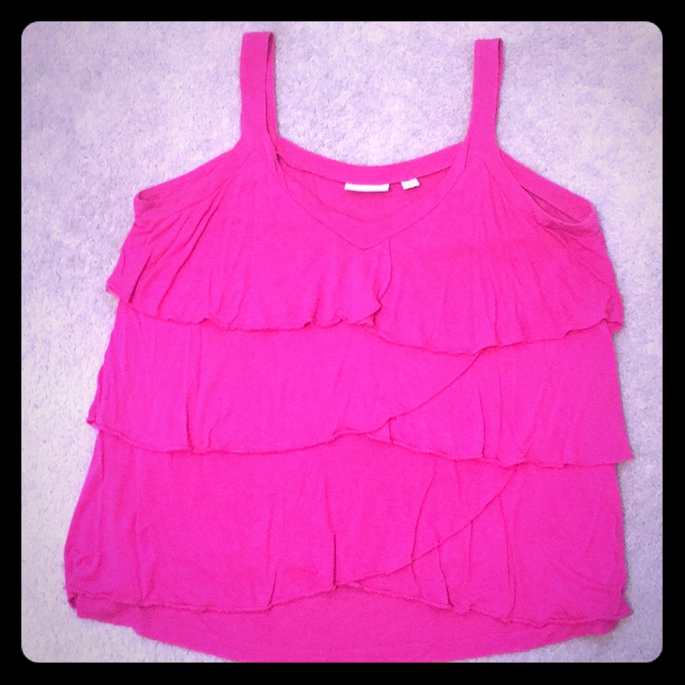 Ruffle Sleeveless Top